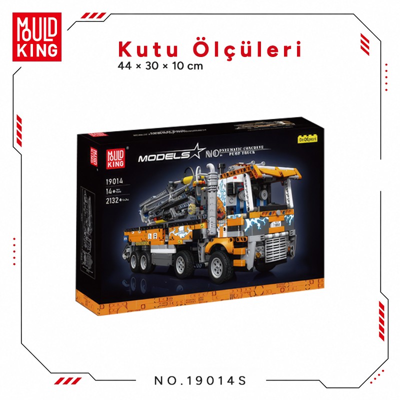 Mould King 19014S Yaratıcı Yapı Blok Seti Building Blocks