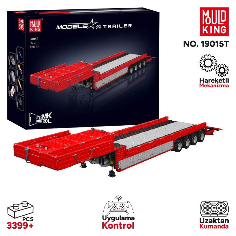 Mould King 19015T Yaratıcı Yapı Blok Seti Building Blocks