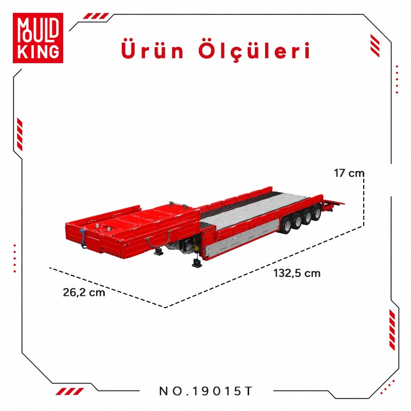 Mould King 19015T Yaratıcı Yapı Blok Seti Building Blocks