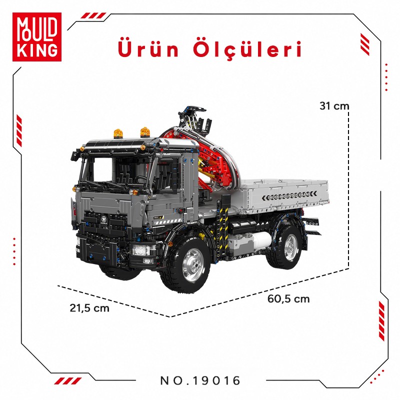Mould King 19016 Yaratıcı Yapı Blok Seti Building Blocks