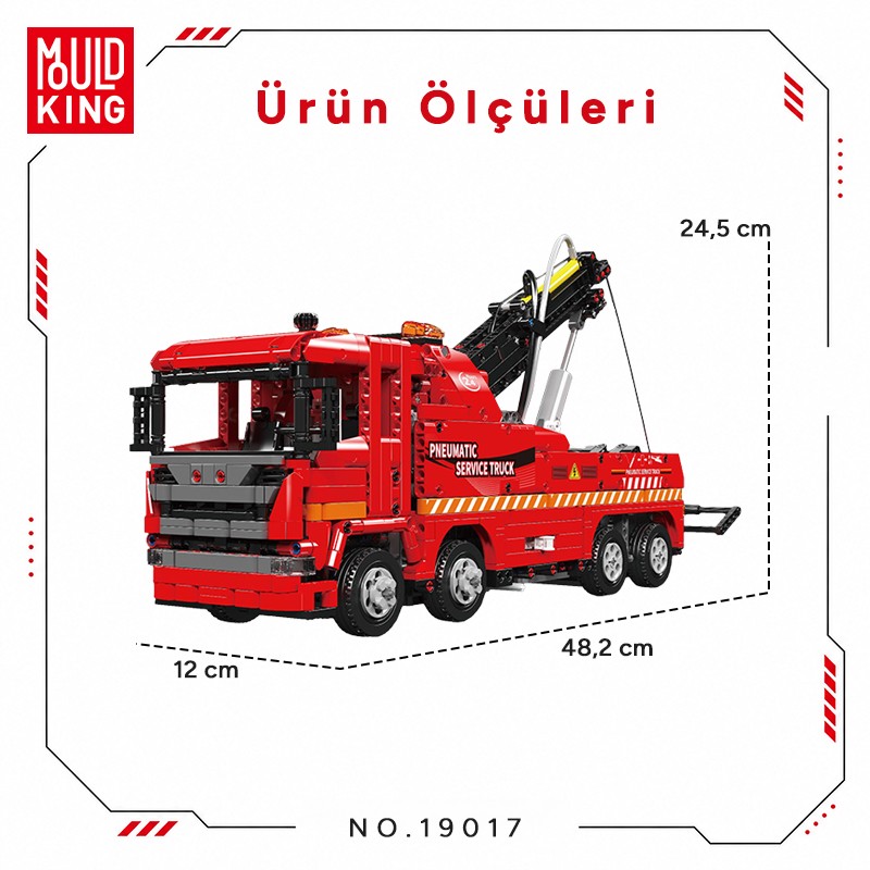 Mould King 19017 Yaratıcı Yapı Blok Seti Building Blocks