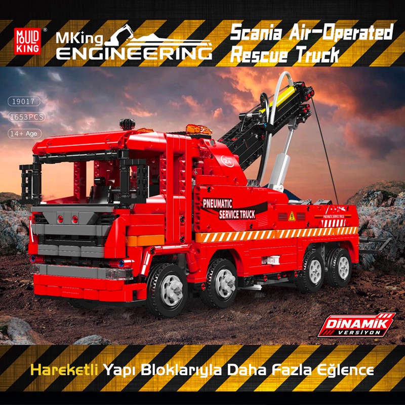 Mould King 19017 Yaratıcı Yapı Blok Seti Building Blocks