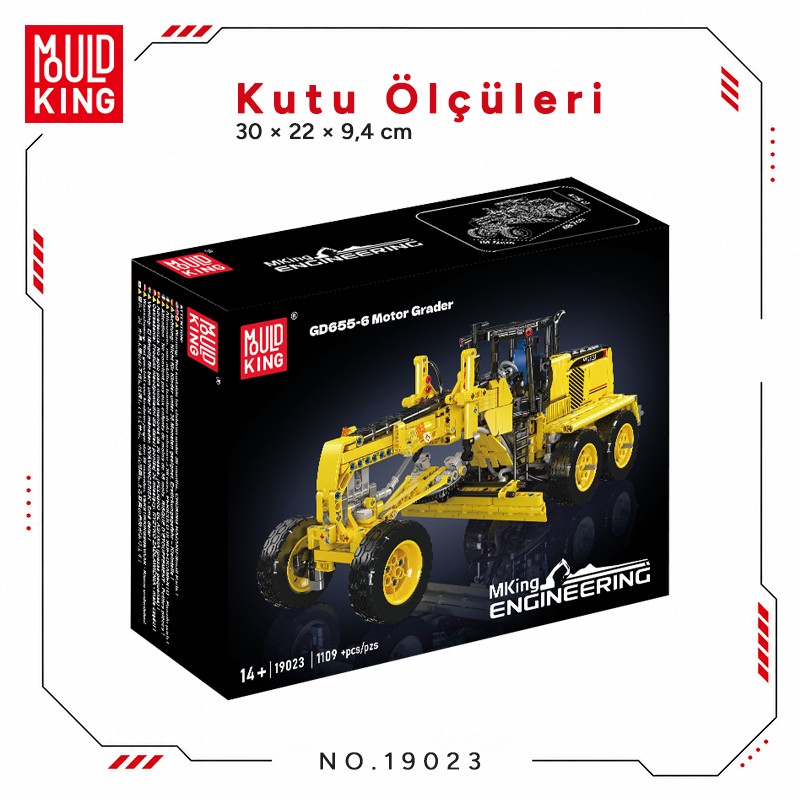 Mould King 19023 Yaratıcı Yapı Blok Seti Building Blocks