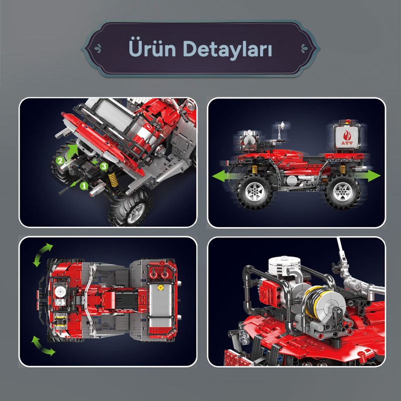 Mould King 23003 Yaratıcı Yapı Blok Seti Building Blocks