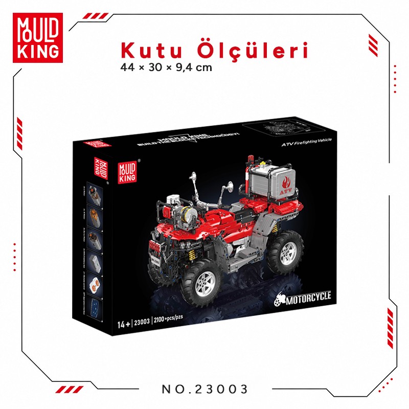 Mould King 23003 Yaratıcı Yapı Blok Seti Building Blocks