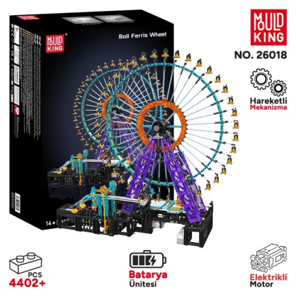 Mould King - Mould King 26018 Yaratıcı Yapı Blok Seti Building Blocks