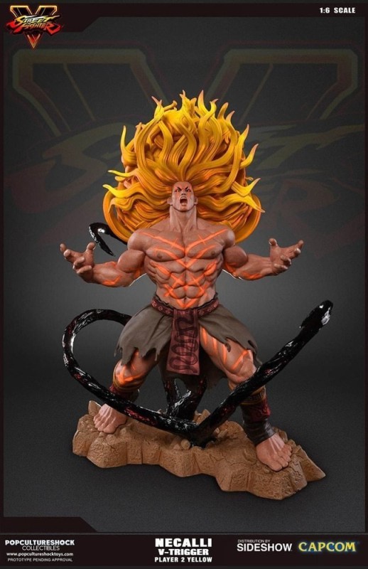 Necalli V-Trigger Player 2 Yellow Statue 1:6 Scale