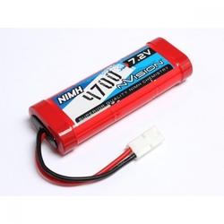 Nvision - Nvision Nimh 4700 mAh 7,2V Stick w/Tamiya Plug 14 AWG