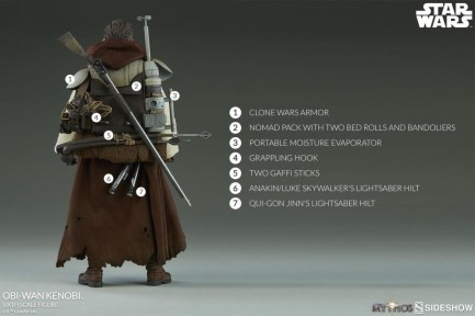 Sideshow Collectibles Obi Wan Kenobi Mythos Sixth Scale Figure - Thumbnail