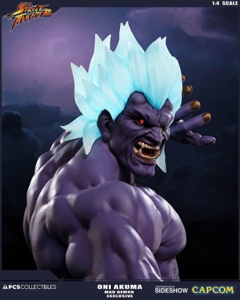 Oni Akuma Mad Demon Statue - Thumbnail