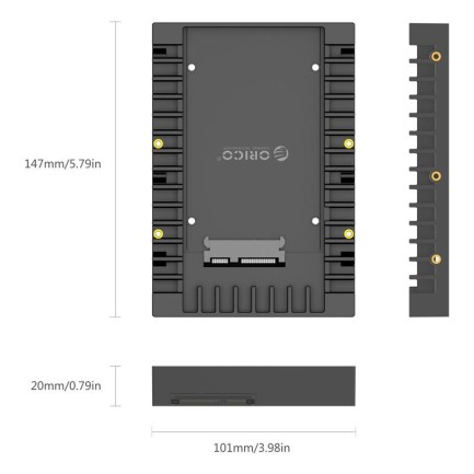 ORICO-2.5-inch to 3.5-inch SATA hard disk converter box - Thumbnail