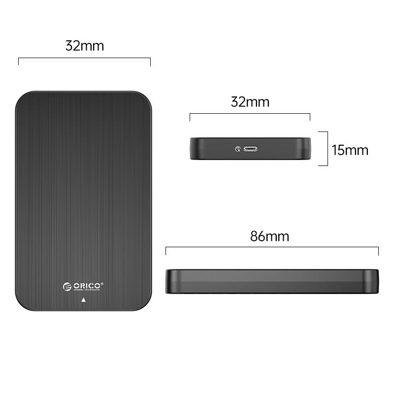 ORICO-2.5 inch USB3.1 Gen1 Type-C Hard Drive Enclosure