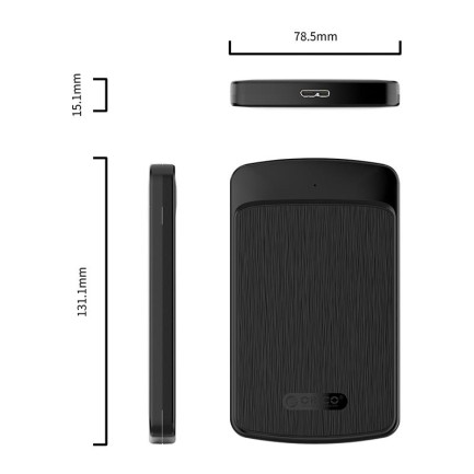 ORICO-2.5'' USB3.0 Micro-B hard drive external enclosure - Thumbnail