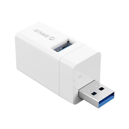 ORICO-3 IN 1 MINI USB HUB (USB3.0*1,USB2.0*2) Beyaz - Thumbnail