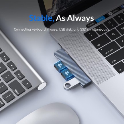 ORICO 3 Ports Straignt Plug-in Type-C To USB3.0 HUB (USB3.1*1, USB2.0*2) - Thumbnail