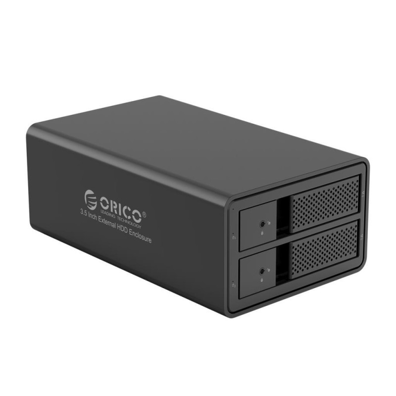 ORICO-3.5 Inch 2-Bay Hard Drive Enclosure