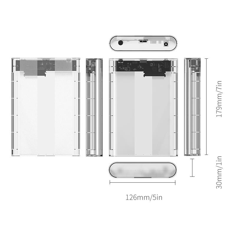 ORICO-3.5 inch Type-C External Hard Drive Enclosure