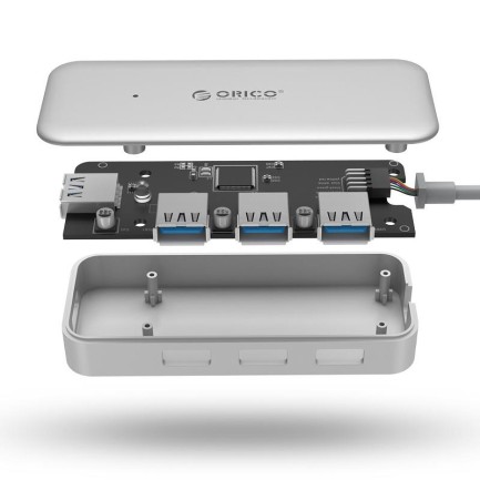 ORICO-4 Ports USB 3.0 Type-C HUB (USB3.0 Type-A*4) - Thumbnail