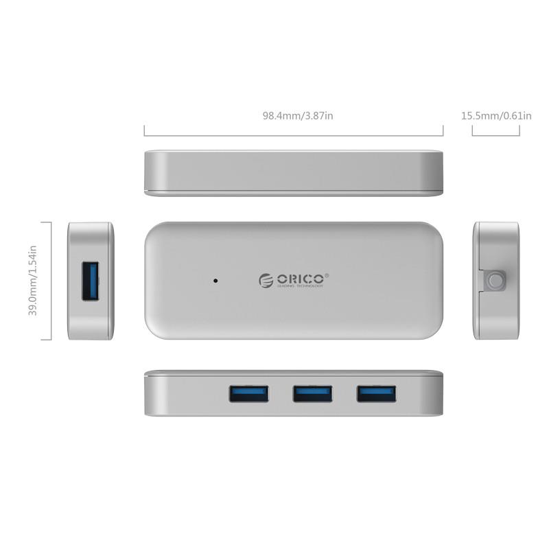 ORICO-4 Ports USB 3.0 Type-C HUB (USB3.0 Type-A*4)