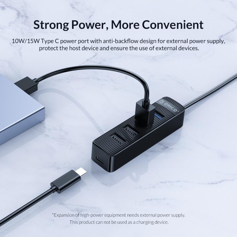 ORICO-4 Ports USB 3.0+USB2.0 HUB (USB-A 3.0*1, USB-A 2.0*3)