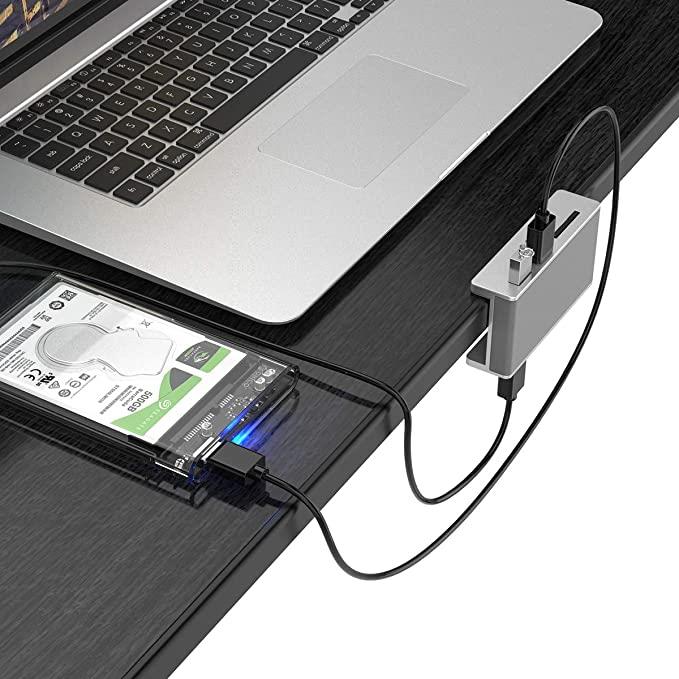 ORICO-Clip-type USB3.0 HUB with Card Reader (USB3.0 Type-A * 2(Blue)/ SD * 1)