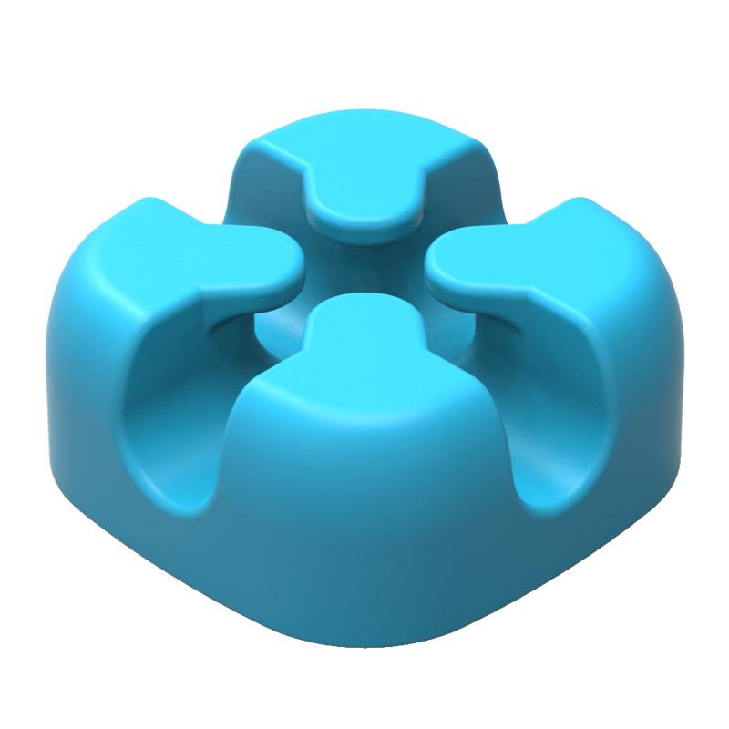 ORICO-Desktop Cross-shaped silicone cable clip Mavi