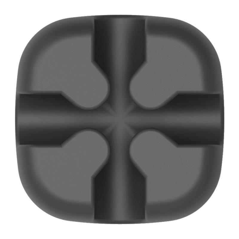 ORICO-Desktop Cross-shaped silicone cable clip Siyah