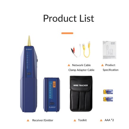 ORICO Multi-functional Wire Tester (with AAA battery x 2) - Thumbnail