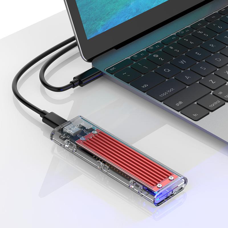 ORICO-NVMe M.2 SSD Enclosure 10Gbps Kırmızı