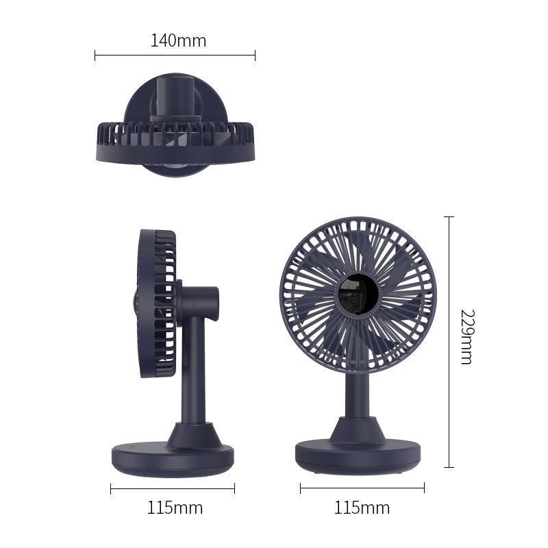 ORICO-Oscillating Desk Fan Mavi