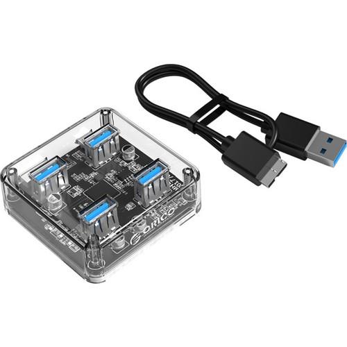 ORICO-Transparent 4 ports USB 3.0 HUB (USB3.0 Type-A*4)