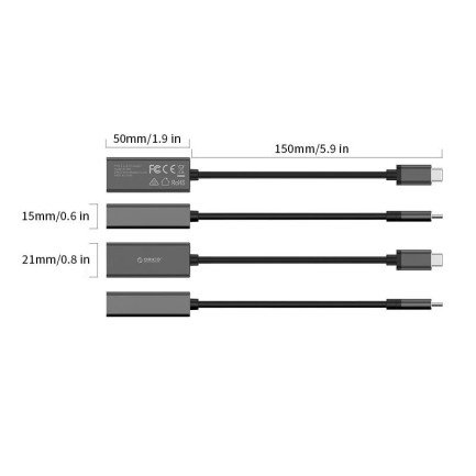 ORICO Type-C to Gigabit Ethernet Adapter - Thumbnail