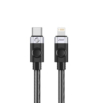 ORICO Type-C to Lightning 27W Fast Charge & Data Cable 1.5m Siyah - Thumbnail