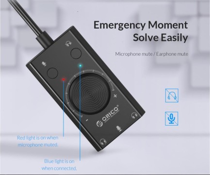 ORICO-USB multi-function external sound card - Thumbnail