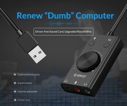 ORICO-USB multi-function external sound card - Thumbnail