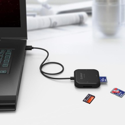 ORICO-USB3.0 Card Reader TF / SD / CF / MS - Thumbnail