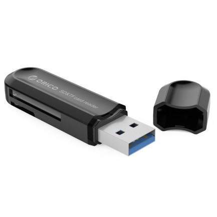 ORICO-USB3.0 Card Reader (TF*1, SD*1) Siyah - Thumbnail