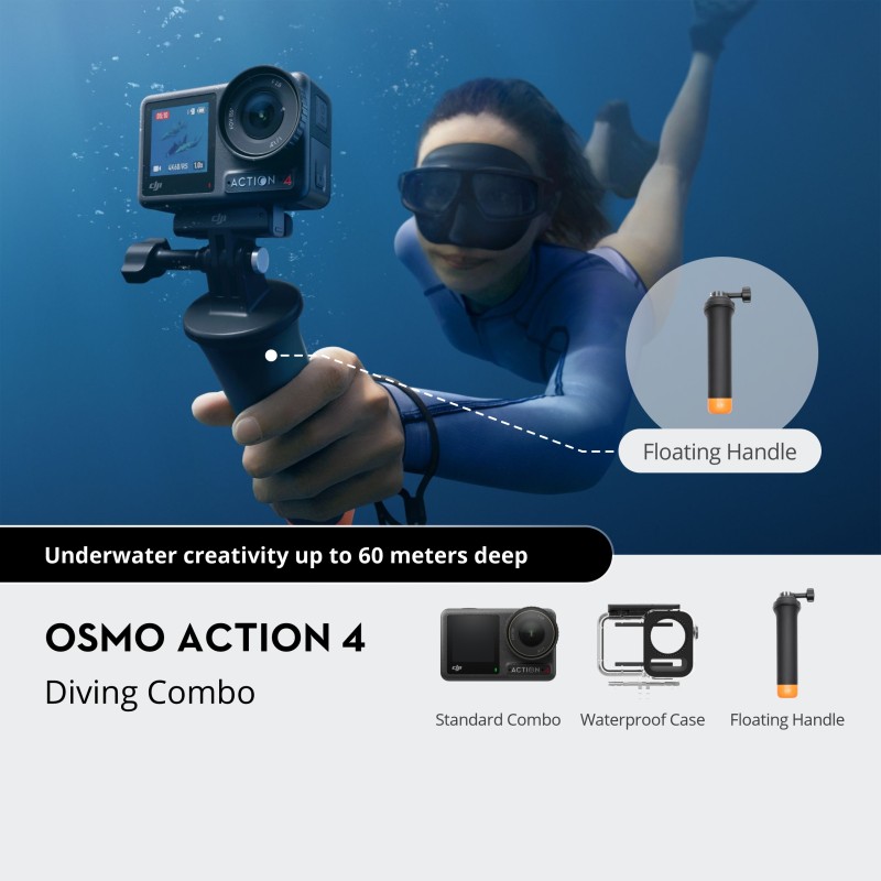 Osmo Action 4 Diving Combo