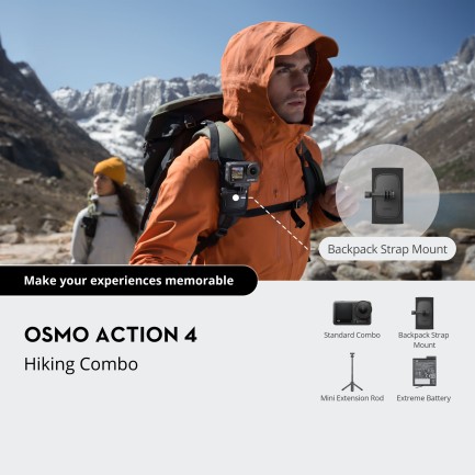 Osmo Action 4 Hiking Combo - Thumbnail