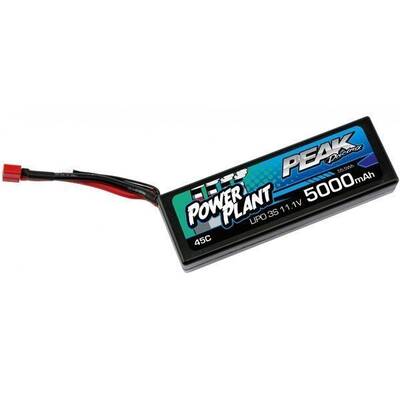 PEAK Power Plant Lipo 5000 11.1 V 45C (Black case, Deans Plug) 12AWG