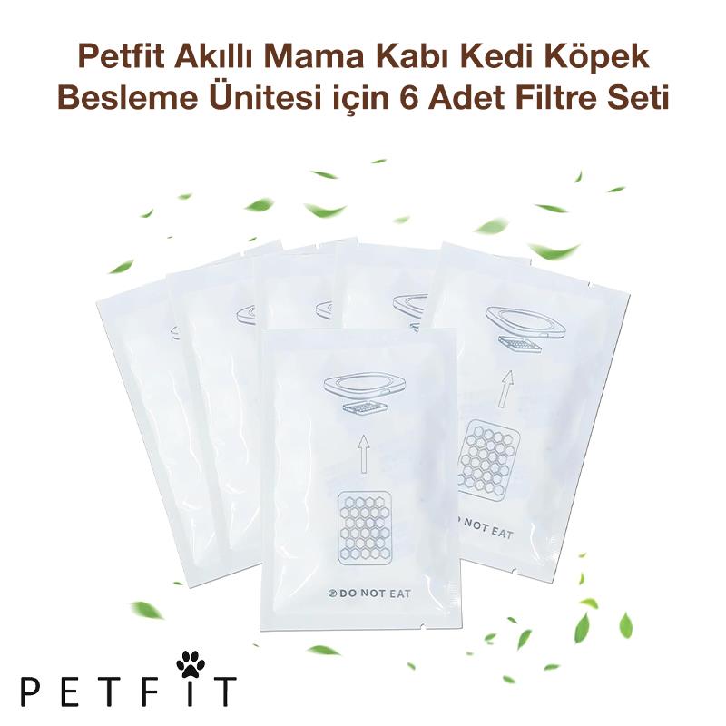 Petfit Akıllı Mama Kabı Kedi Köpek Besleme Ünitesi İçin Filtre Seti 6 Adet