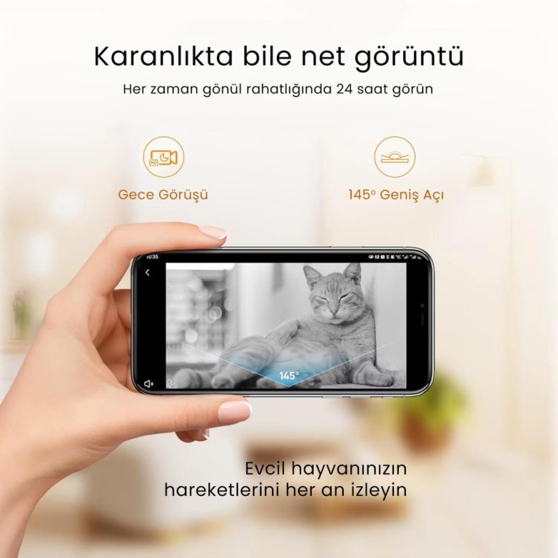 Petfit AutoDine X 5L Wi-Fi Kameralı Akıllı Otomatik Kedi Köpek Mama Kabı Besleme Ünitesi (Sesli Komut+Çelik Kase+APP Kontrol)