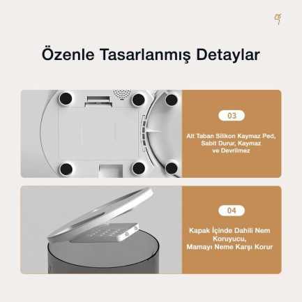 Petfit DU3L-WE 3L Wi-Fi Akıllı Otomatik Kedi Köpek Mama Kabı Besleme Ünitesi (Sesli Komut+Çelik Kase+APP Kontrol) - Thumbnail