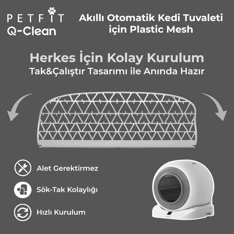 Petfit Q-Clean Akıllı Otomatik Kedi Tuvaleti İçin Plastic Mesh
