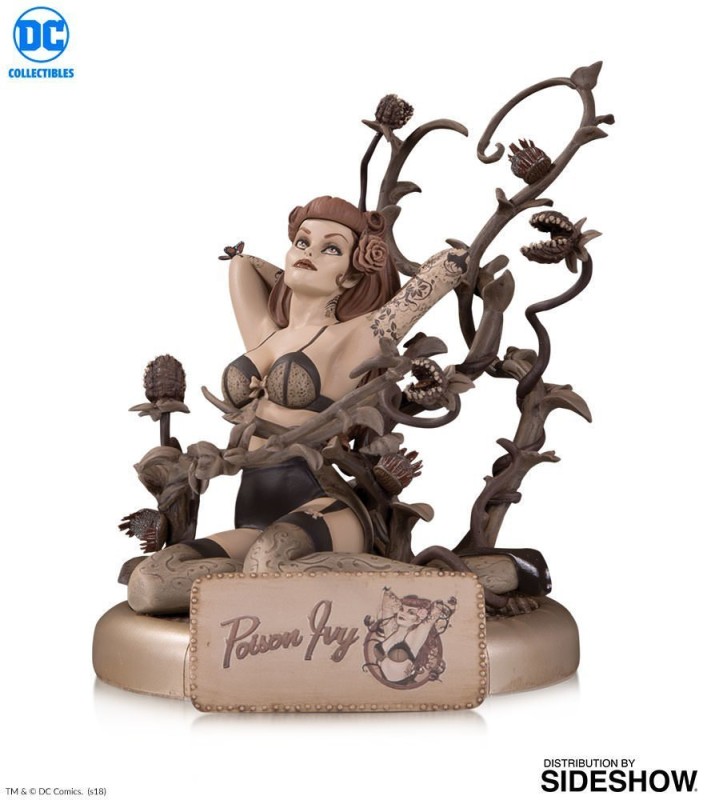 Poison Ivy Sepia Tone Variant Statue