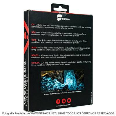 PolarPro DJI Inspire 1 Professional Filter 6-Pack