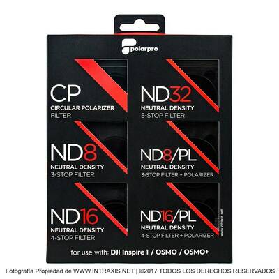 PolarPro DJI Inspire 1 Professional Filter 6-Pack