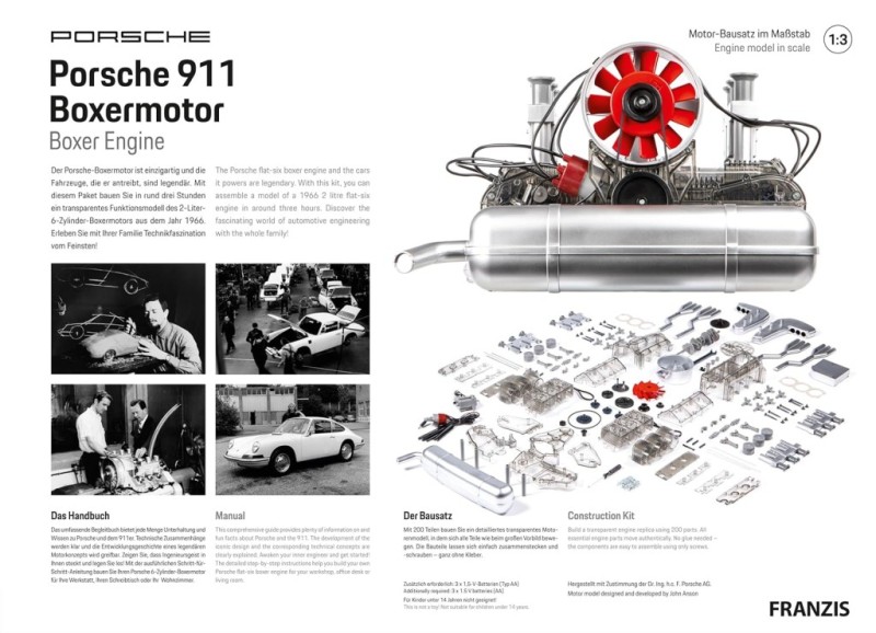 Porsche 911 Boxer Motoru Model Kiti
