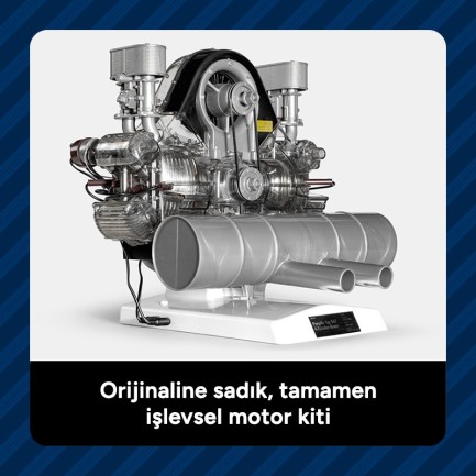 Porsche Carrera Yarış Motoru Model Kiti - Thumbnail