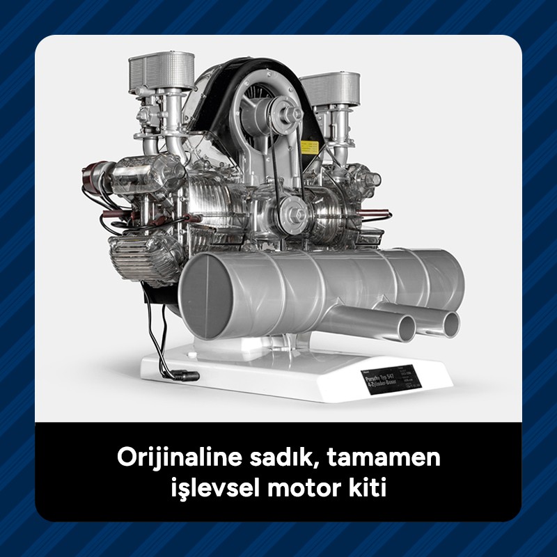 Porsche Carrera Yarış Motoru Model Kiti